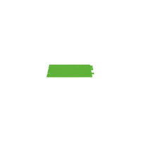 Checkers Male ADA Ramp for 5-Channel Yellow Jacket® AMS® Cable Protector, Fits 1" Lines, SafeRay™ Hi-Viz Green