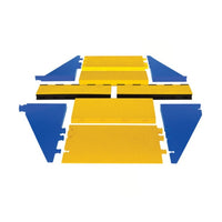 Checkers Kit 1 ADA Ramp System for 3-Channel Yellow Jacket® AMS® Cable Protector, Fits 2.25" Lines