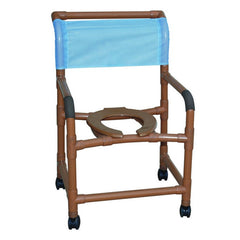 MJM 22" Wood Tone Shower Chair, 375 lb Capacity