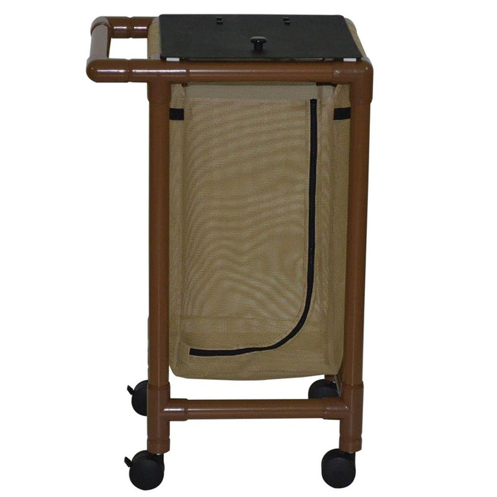 MJM Woodtone Single Hamper, 14.46 Gal Capacity