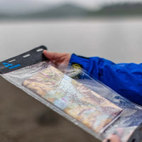 Aquapac Lightweight Small Waterproof Map Case — Submersible Compact Navigation and Document Pouch