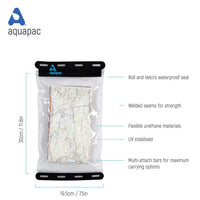 Aquapac Lightweight Small Waterproof Map Case — Submersible Compact Navigation and Document Pouch