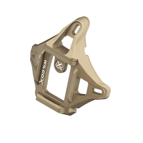 HighCom Wilcox L4 Three-Hole Shroud – Aircraft-Grade Aluminum NVG Mount Interface for Ballistic Helmets