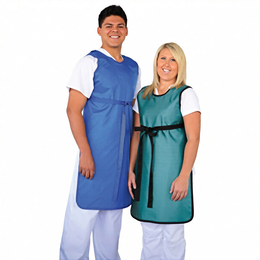 Jorgensen Labs J0676TA and J0676TB Econ X-Ray Apron with Tie Straps Royal Blue