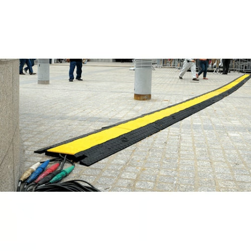 Checkers 1-Channel Yellow Jacket® Extreme Heavy-Duty Cable Protector for 5" Lines