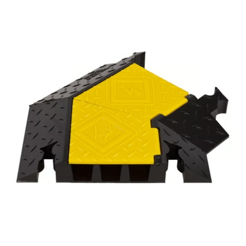 Checkers Yellow Jacket® 3-Channel Right Turn Cable Protector