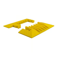 Checkers End Caps for YJ5-125-Y/B, 5-Channel Yellow Jacket® Cable Protector