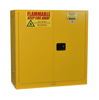 Justrite PI32X Paint Ink Safety Cabinet 40 Gallon 3 Shelves 2 Door Manual Close