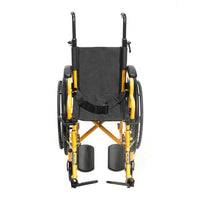 Proactive Medical Blaze Pediatric Wheelchair with Height-Adjustable Push Handles and Cushion Support