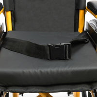 Proactive Medical Blaze Pediatric Wheelchair with Height-Adjustable Push Handles and Cushion Support