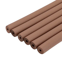 FabLife Foam Tubing, Brown, 1/4", Pack of 6 — for Electrotherapy Pain Management