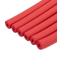 FabLife Foam Tubing, Red, 3/8", Pack of 6 — for Electrotherapy Pain Management