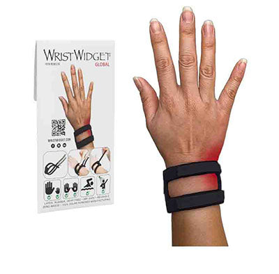 WristWidget Black, One Size Fits All — for Wrist in Clinical and Institutional Care