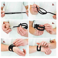WristWidget Black, One Size Fits All — for Wrist in Clinical and Institutional Care