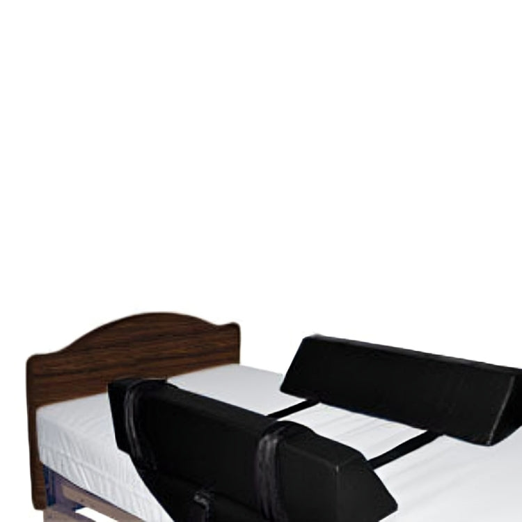 Proactive Medical Protekt Roll Control Bolster Side Rail Alternative with Fluid-Resistant Antimicrobial Vinyl Cover for Bed Fall Prevention
