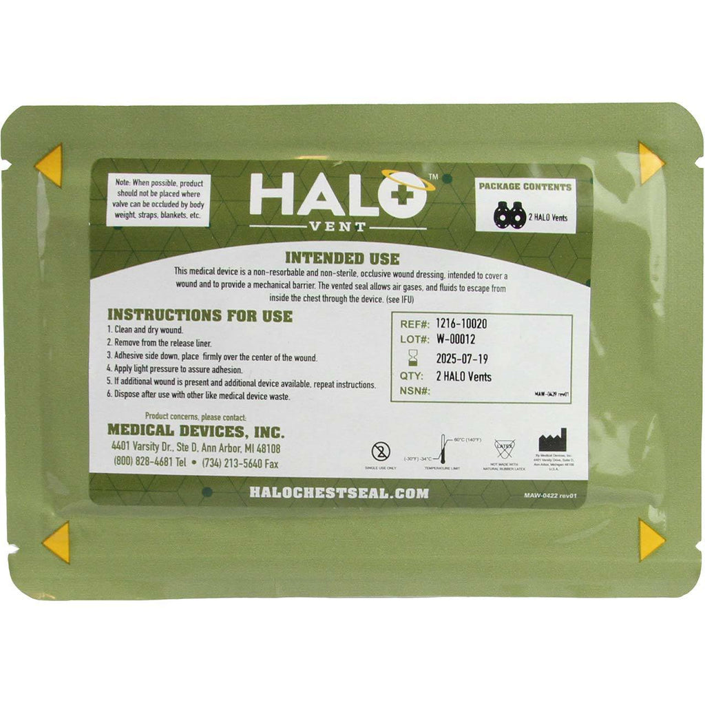FareTec HALO Chest Seal Dressing