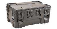 FareTec PST 2221111 Hard Case Storage Container, Black, Wheeled, 41 x 38 x 25 Inch - Surgery Table Case