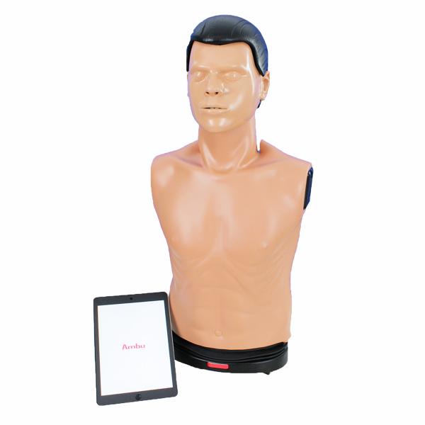 Ambu® AmbuMan® Basic iQF Training Manikin | High-Precision BLS and CPR Feedback Simulation
