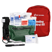 First Aid Only 91774 Bleeding Control Kit, Connecticut HB7200, Fabric Pouch