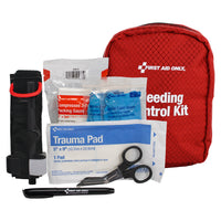 First Aid Only 91777 Bleeding Control Kit, Florida HB1357 & HB5001, Fabric Pouch