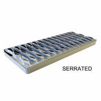 Cotterman Steel Folding Rolling Ladder with Handrails – Stock 'N Store Series, 350 lb Capacity