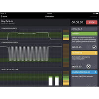 Heartsmart Life/form CPR Metrix Control Box and iPad