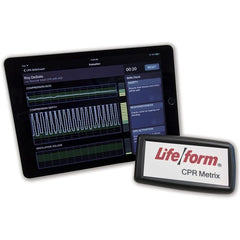 Life/form CPR Metrix Control Box and iPad