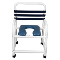 Mor-Medical 22" Deluxe New Era Shower Commode Chair, 385 lb. Capacity