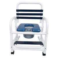 Mor-Medical 22" Deluxe New Era Shower Commode Chair, 385 lb. Capacity