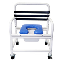Mor-Medical 26" Bariatric Shower Commode Chair – Infection-Control Certified, 610 lb Capacity
