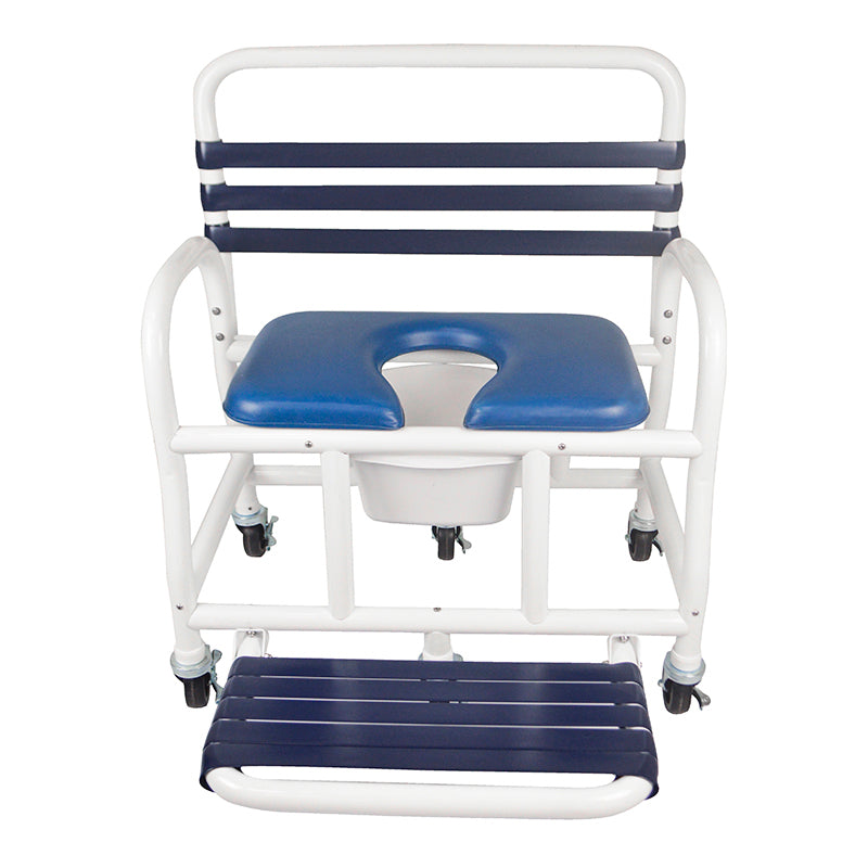 Mor-Medical 30" Bariatric Shower Commode Chair, 710 lb Capacity