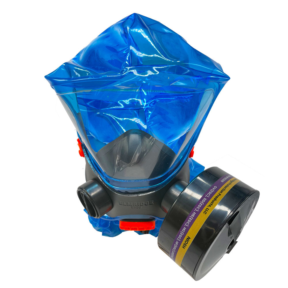 Elmridge Protection E500-1 iEvac Escape Hood with B1309 Filter and E570 Nylon Carry Case