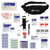 First Aid Only 91493 Fanny Pack Outdoor First Aid Kit, 47 Pieces