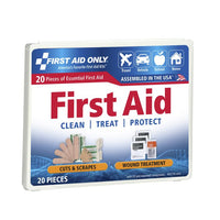 First Aid Only 21-Piece Plastic Case Travel First Aid Kit(Pack of 100)