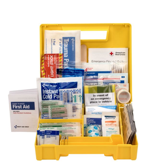 First Aid Only 138-Piece Vehicle First Aid Kit in Plastic Case
