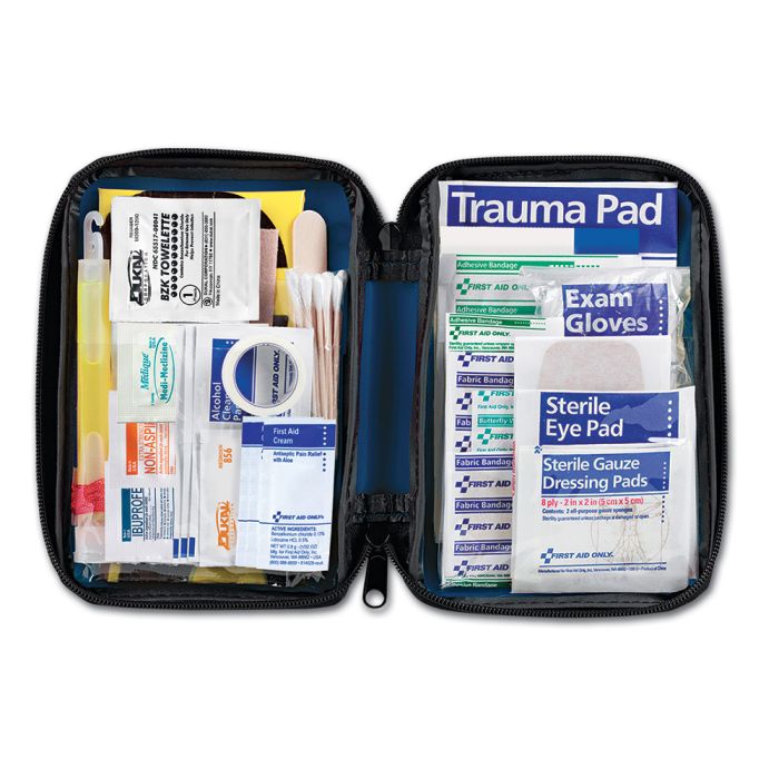 First Aid Only FAO-532 Vehicle First Aid Kit | 104-Piece Soft Fabric Case