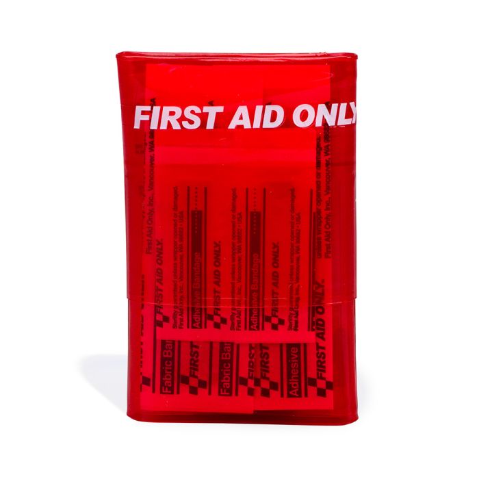 First Aid Only 18-Piece Trifold Travel First Aid Kit | Vinyl Case