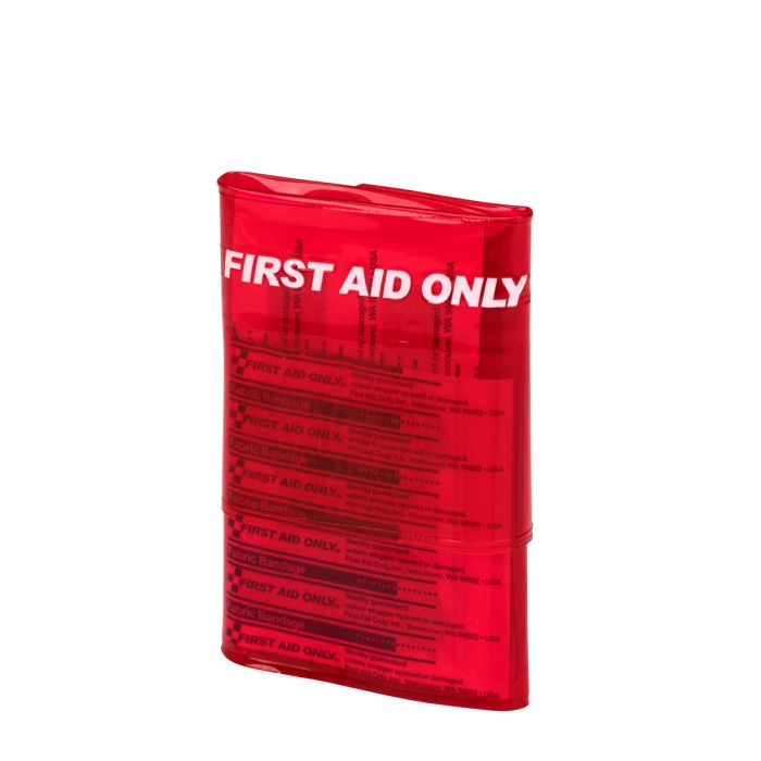 First Aid Only 18-Piece Trifold Travel First Aid Kit | Vinyl Case
