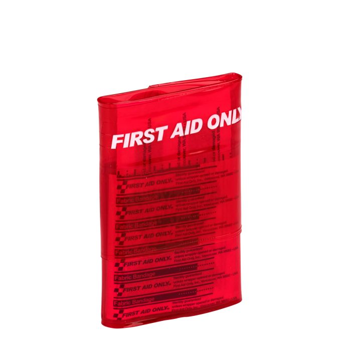 First Aid Only 18-Piece Trifold Travel First Aid Kit | Vinyl Case