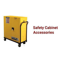 Justrite 110 Gallon, 2 Drum Vertical, 1 Shelf, 2 Doors, Manual Close, Flammable Cabinet With Drum Support, Sure-Grip EX