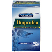 First Aid Only PhysiciansCare Ibuprofen, 125 Doses Of 2 Tablets, 200 Mg (Pack of 18)