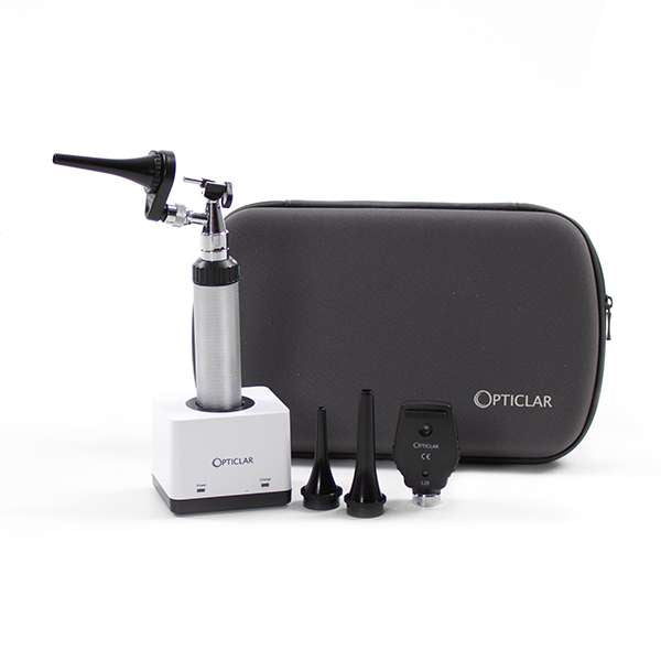 Jorgensen Labs J1665 Opticlar Veterinary Diagnostic Sets – Oto & Opht Head- 1x Lithium Handle-Single Base