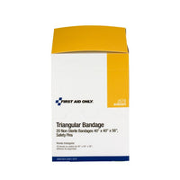 First Aid Only 40" x 40" x 56" Muslin Triangular Bandage (Pack of 18)