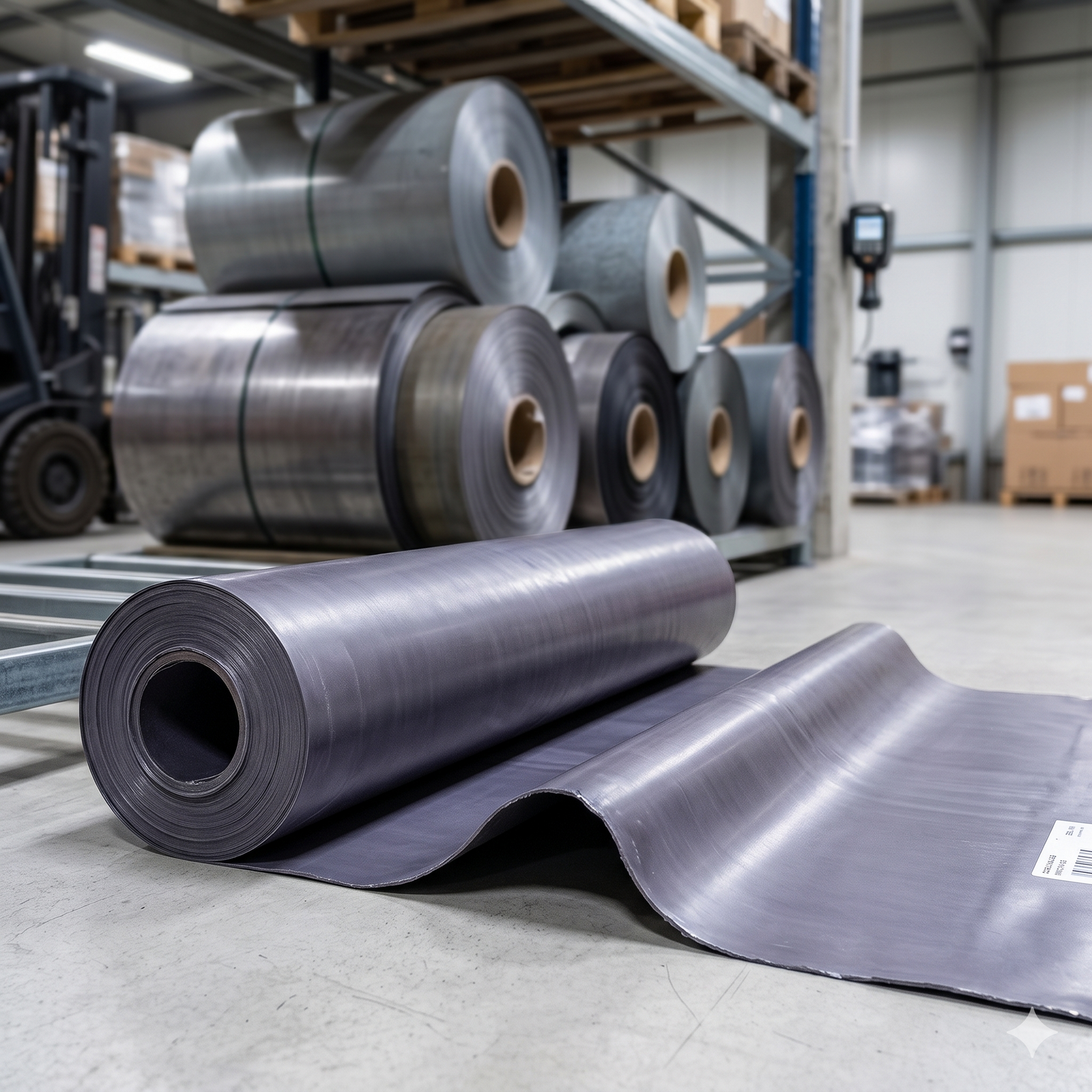 Lead sheeting product illustration