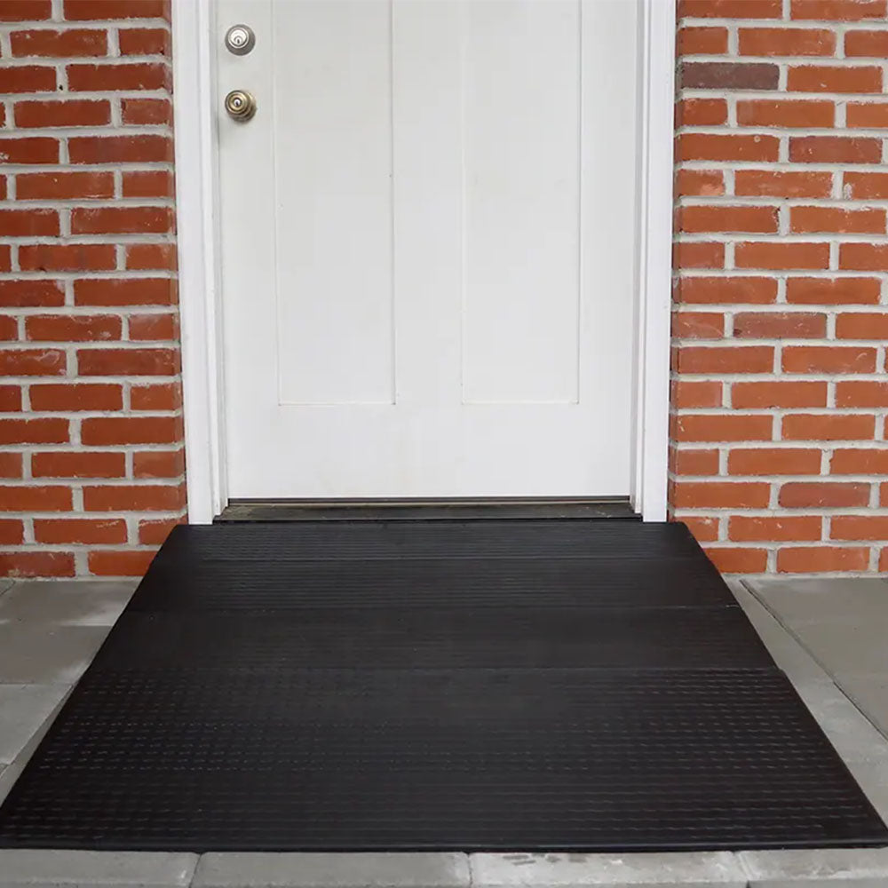National Ramp Rubber Threshold Ramp Low-Profile Accessibility Solution