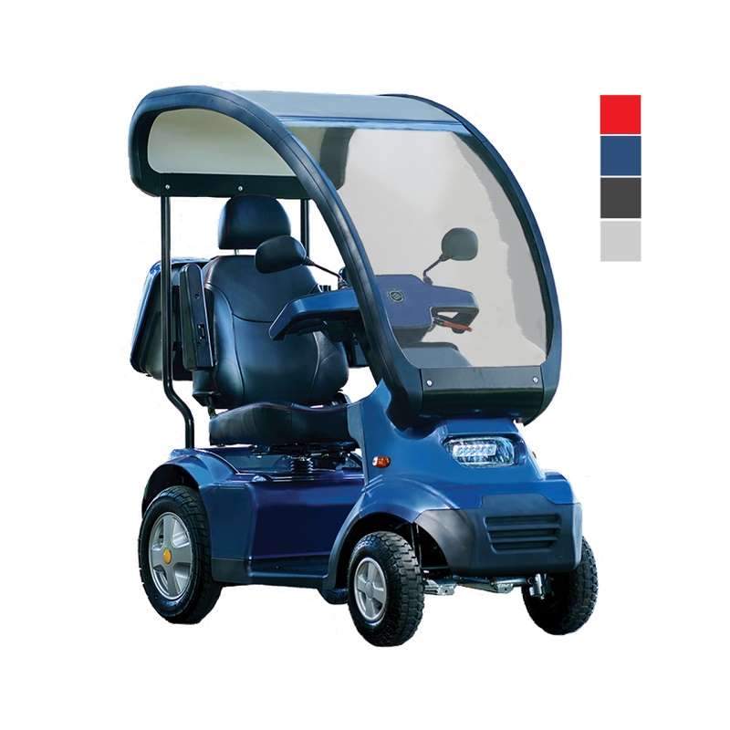 Afikim Afiscooter S4 Touring AT – Heavy-Duty All-Terrain Facility Transport, 500lb Capacity