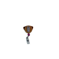 Pedia Pals Brown Dog Retractimal ID Tag (Pack of 25)