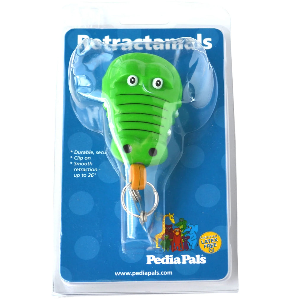 Pedia Pals Gator Retractimal ID & Security Badge