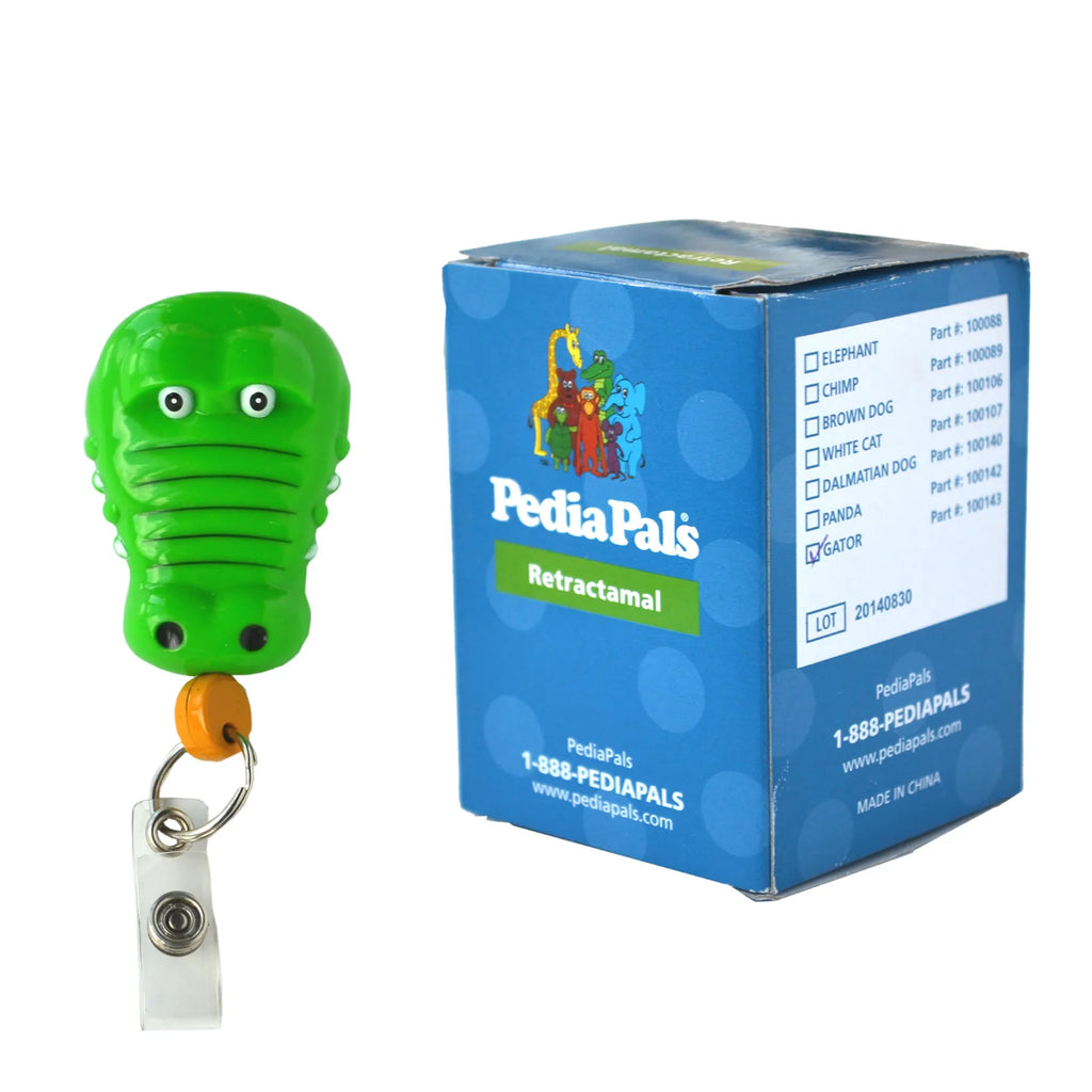 Pedia Pals Gator Retractimal ID & Security Badge