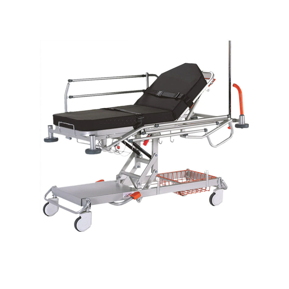 Nitrocare LILO SD01-P Hydraulic Pediatric Transport Stretcher with Full-Length Safety Rails and Trendelenburg